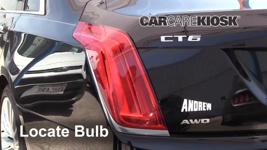 2016 Cadillac CT6 Premium Luxury 3.0L V6 Turbo Lights Turn Signal - Rear (replace bulb)